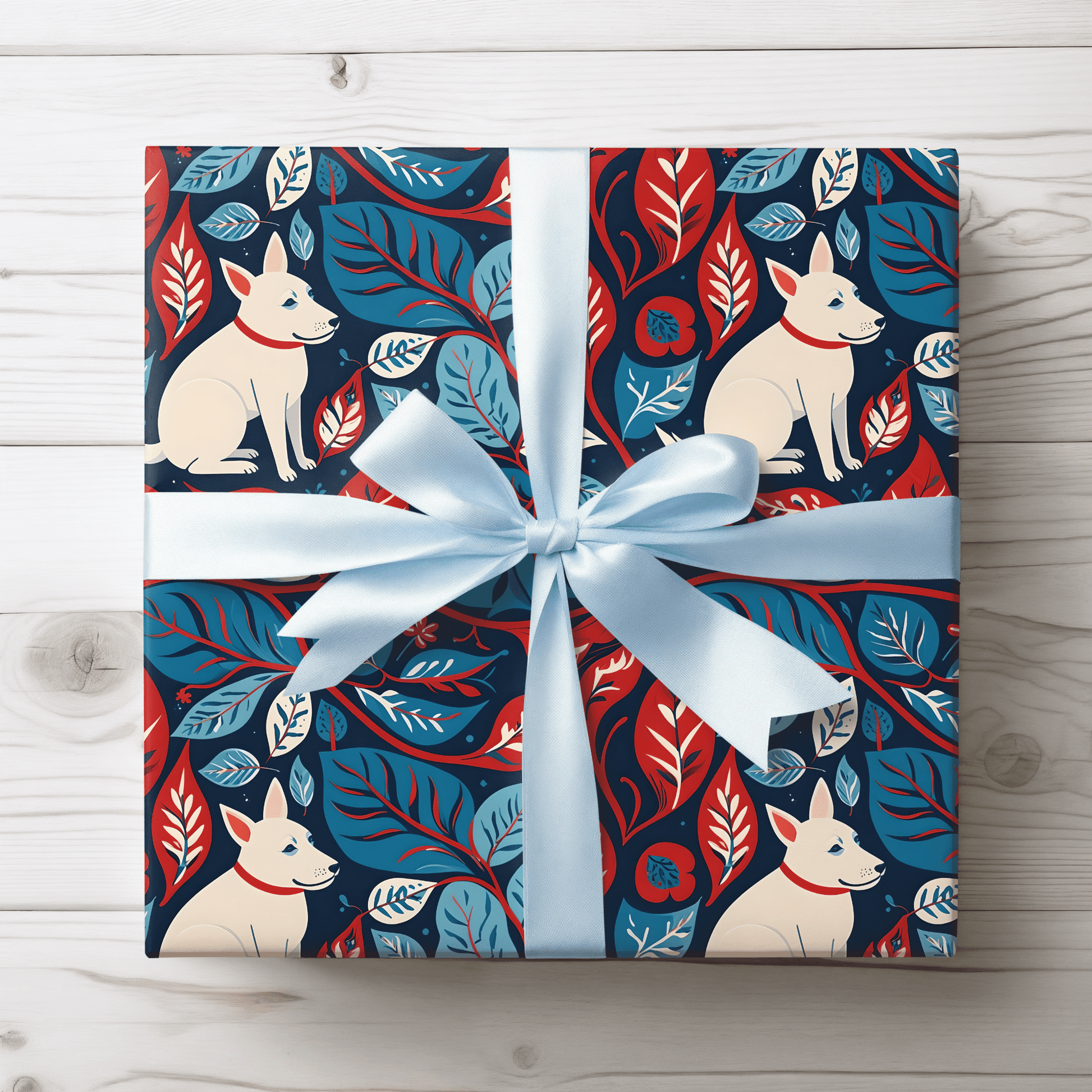 Botanic Pup Parade Wrapping Paper