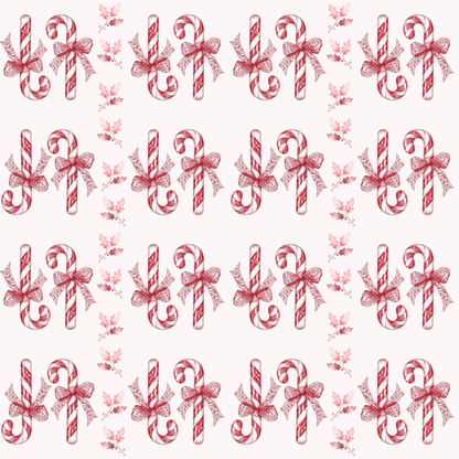 Peppermint Snaps – Vintage Candy Cane Wrapping Paper