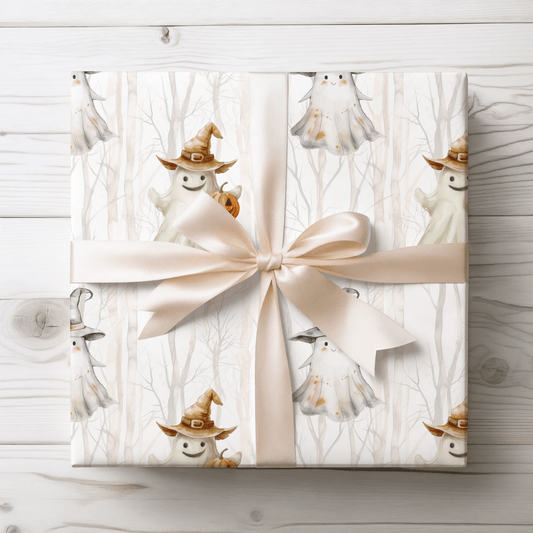 Boo Bois – Haunted & Happy Ghost Wrapping Paper