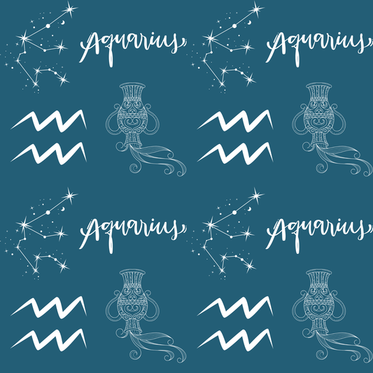 Pour Some Star On Me – Aquarius Zodiac Wrapping Paper