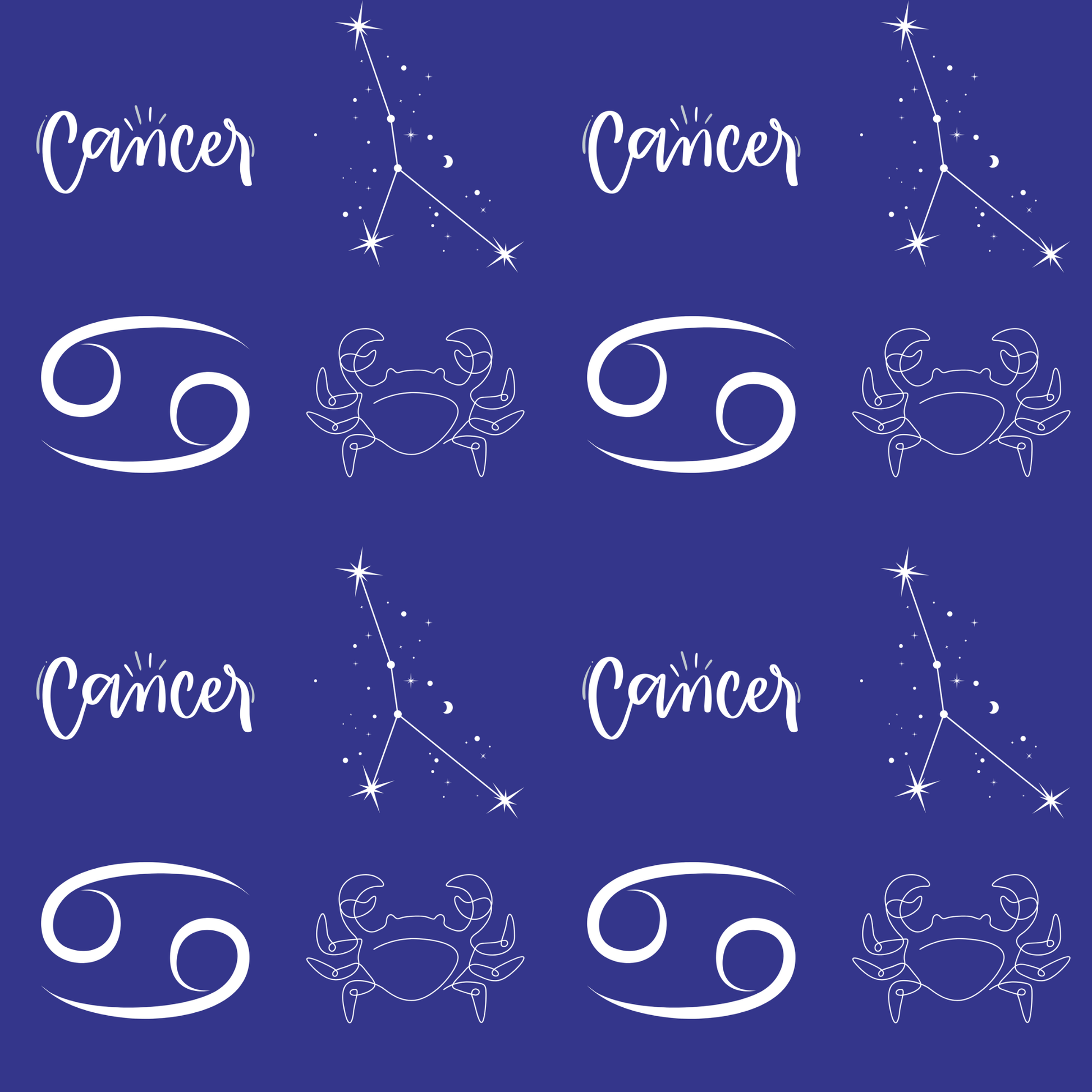Moonchild Mode – Cancer Zodiac Wrapping Paper