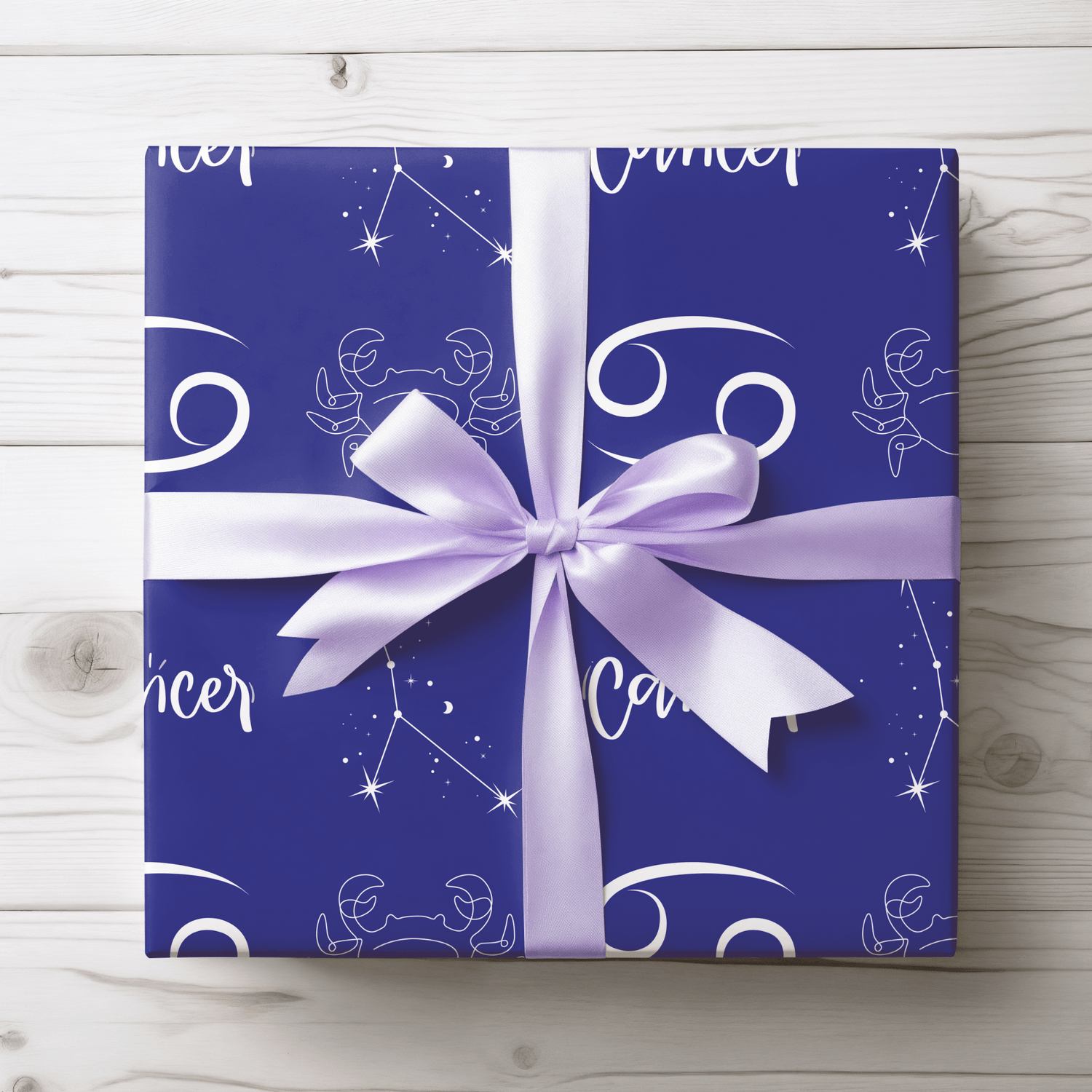 Moonchild Mode – Cancer Zodiac Wrapping Paper