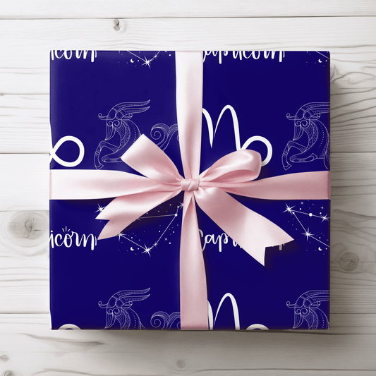 Climb the Stars – Capricorn Zodiac Wrapping Paper