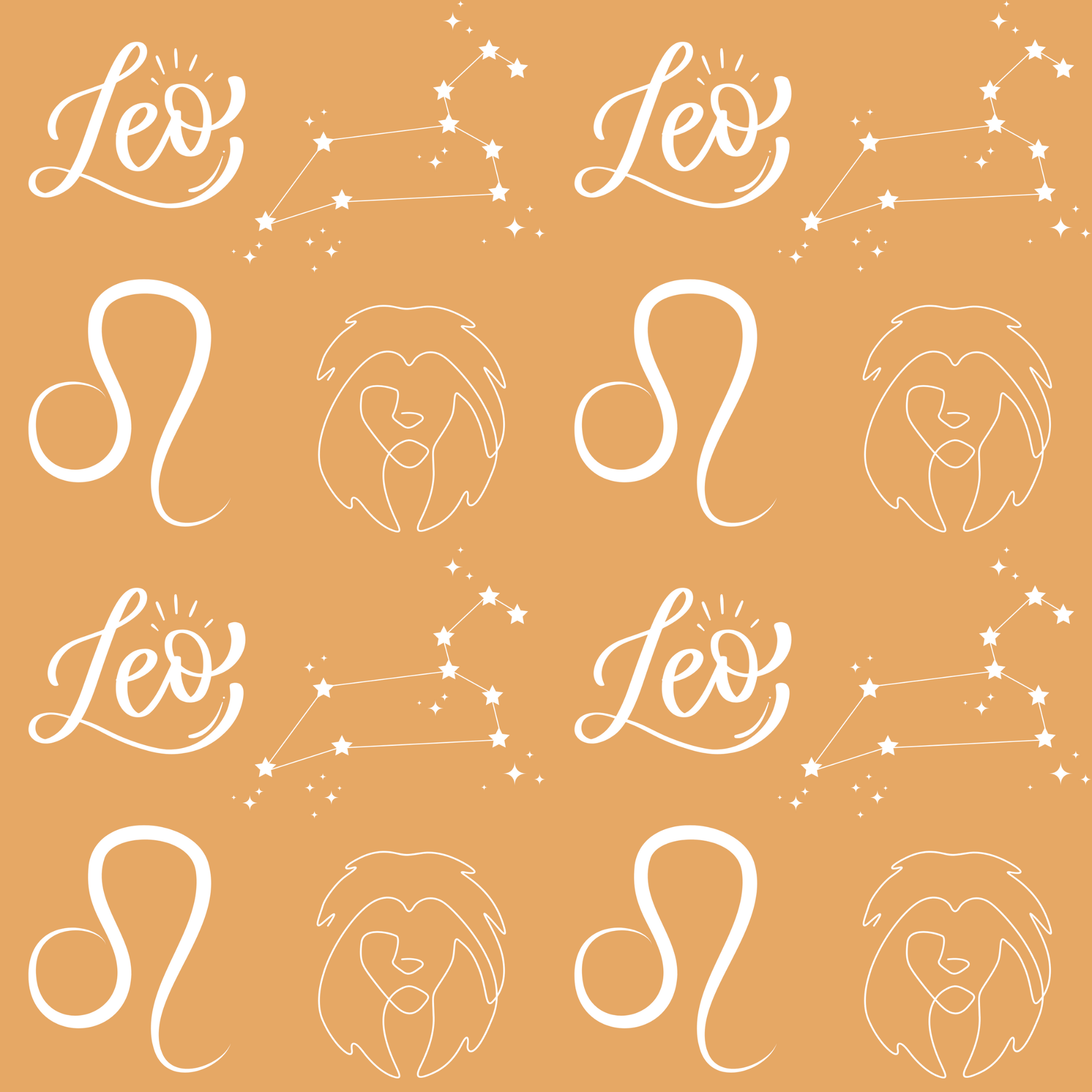 Hear Me Purr – Leo Zodiac Wrapping Paper