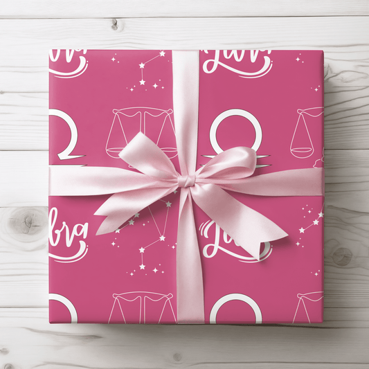 Fair & Flawless – Libra Zodiac Wrapping Paper