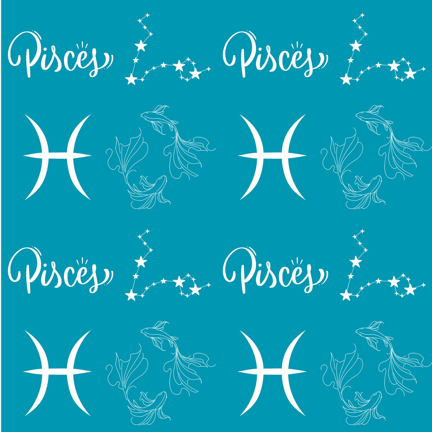 Go With the Glow – Pisces Zodiac Wrapping Paper
