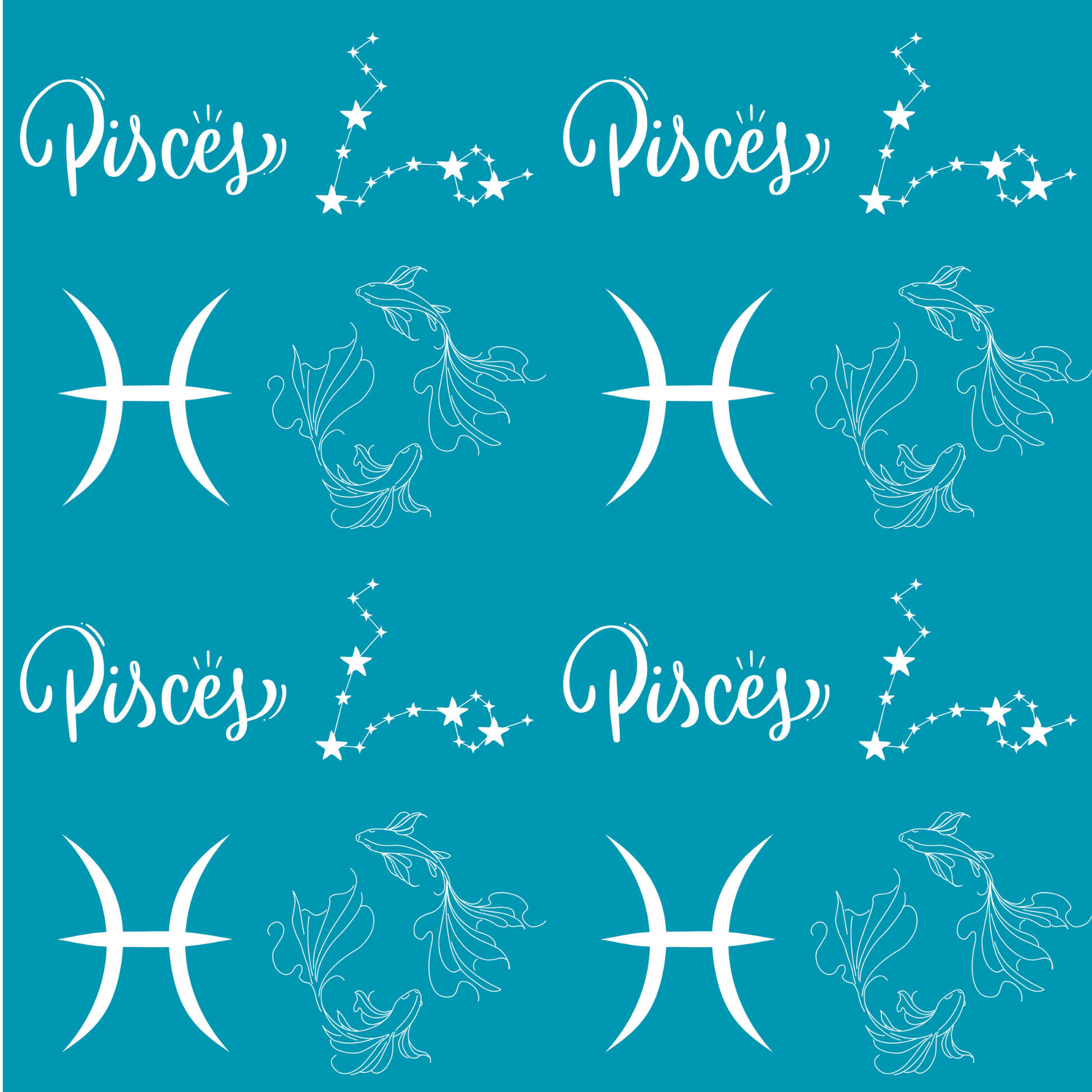 Go With the Glow – Pisces Zodiac Wrapping Paper