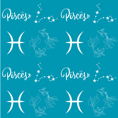 Go With the Glow – Pisces Zodiac Wrapping Paper