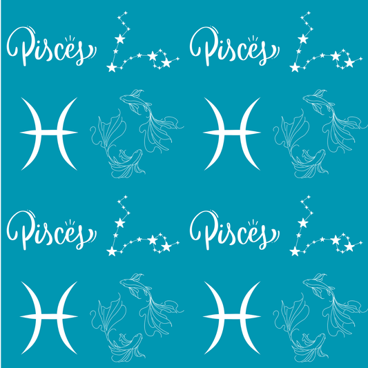 Go With the Glow – Pisces Zodiac Wrapping Paper