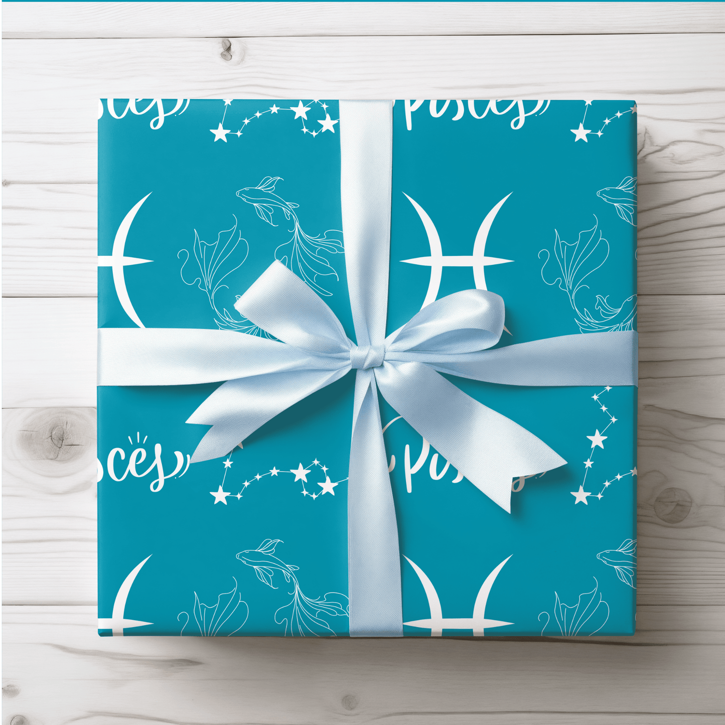 Go With the Glow – Pisces Zodiac Wrapping Paper