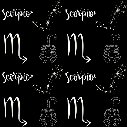 Sting & Spark – Scorpio Zodiac Wrapping Paper