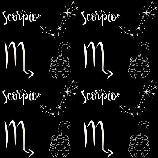 Sting & Spark – Scorpio Zodiac Wrapping Paper