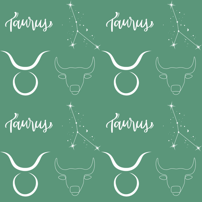 Grazed & Grounded – Taurus Zodiac Wrapping Paper