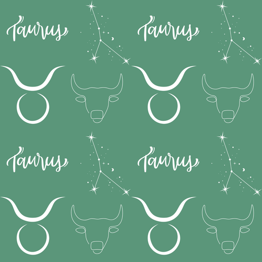 Grazed & Grounded – Taurus Zodiac Wrapping Paper