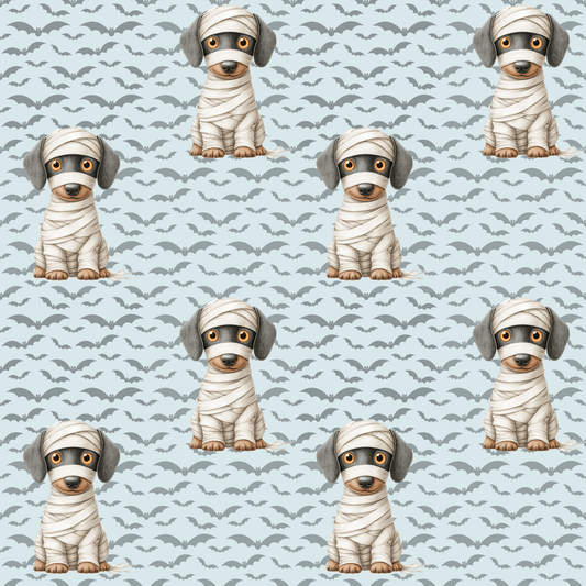 Mummy’s Little Howler – Halloween Dog Wrapping Paper