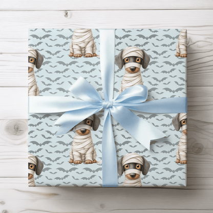 Mummy’s Little Howler – Halloween Dog Wrapping Paper