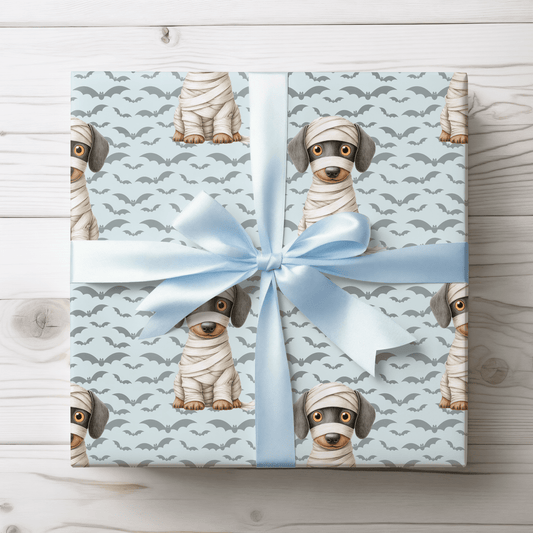 Mummy’s Little Howler – Halloween Dog Wrapping Paper