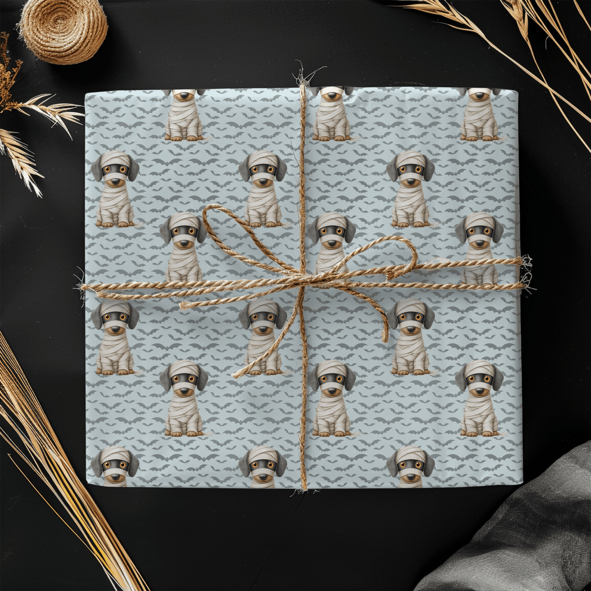 Mummy’s Little Howler – Halloween Dog Wrapping Paper