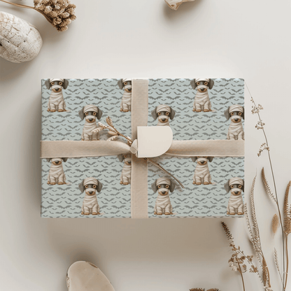 Mummy’s Little Howler – Halloween Dog Wrapping Paper