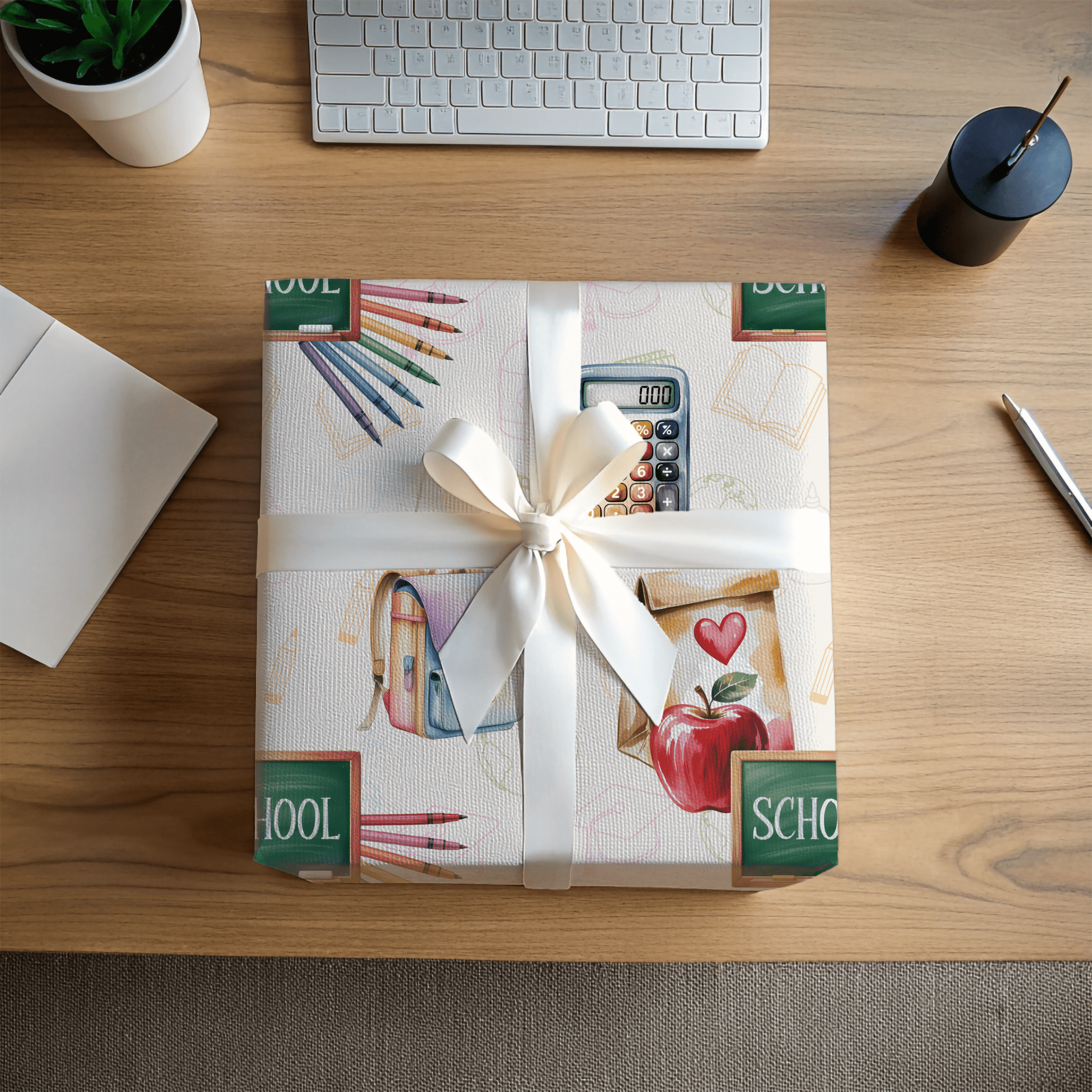 Class Act – Back - to - School Whimsy Wrapping Paper