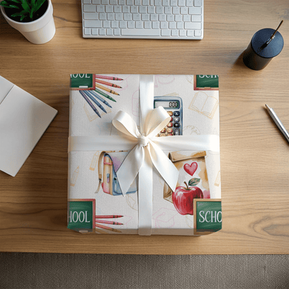 Class Act – Back - to - School Whimsy Wrapping Paper