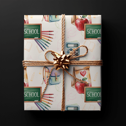 Class Act – Back - to - School Whimsy Wrapping Paper