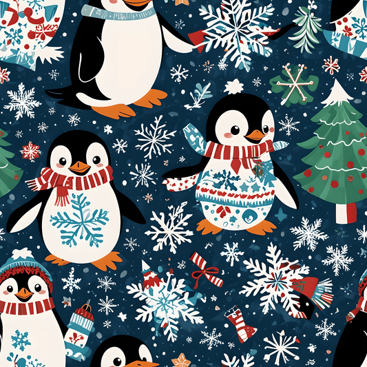 Waddle It Be? – Penguin Snow Party Wrapping Paper