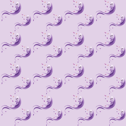 Ghosted & Gorgeous – Pastel Halloween Wrapping Paper