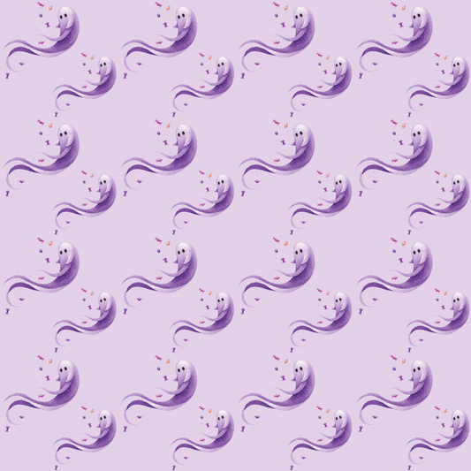 Ghosted & Gorgeous – Pastel Halloween Wrapping Paper