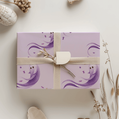 Ghosted & Gorgeous – Pastel Halloween Wrapping Paper
