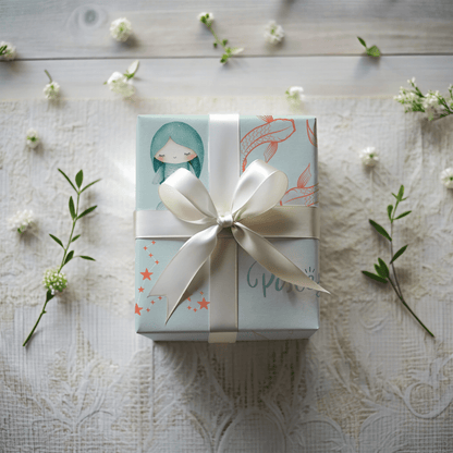 Pisces in Pastels – Dreamy Zodiac Wrapping Paper
