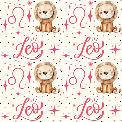 Lionhearted Luxe – Leo Zodiac Wrapping Paper