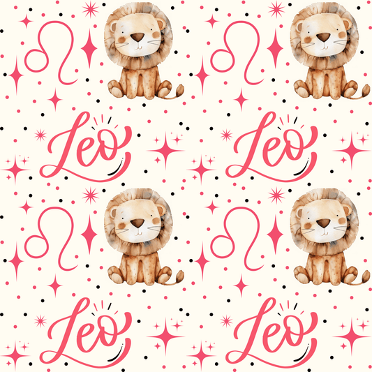 Lionhearted Luxe – Leo Zodiac Wrapping Paper