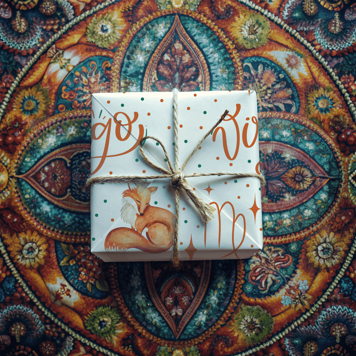 Foxy & Flawless – Virgo Zodiac Wrapping Paper