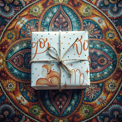 Foxy & Flawless – Virgo Zodiac Wrapping Paper