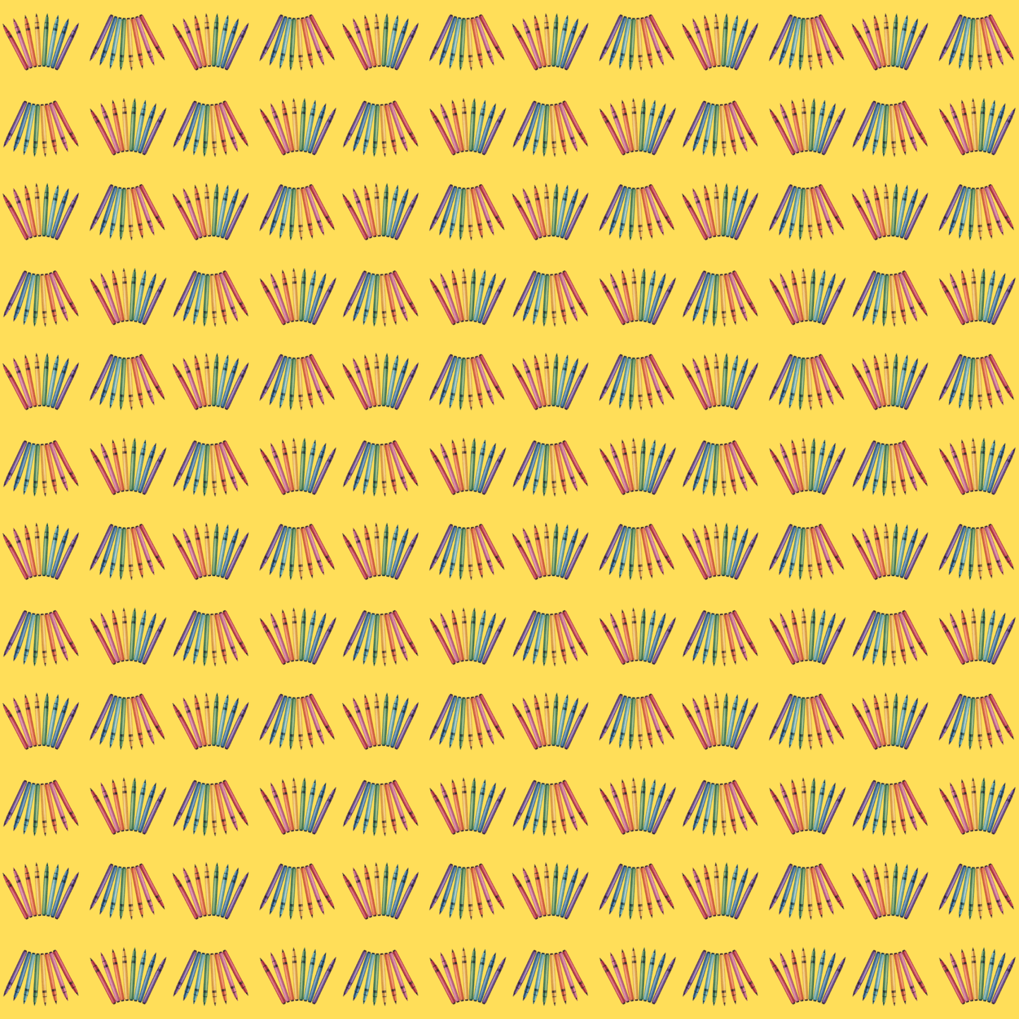 Color Outside the Lines – Crayon Wrapping Paper