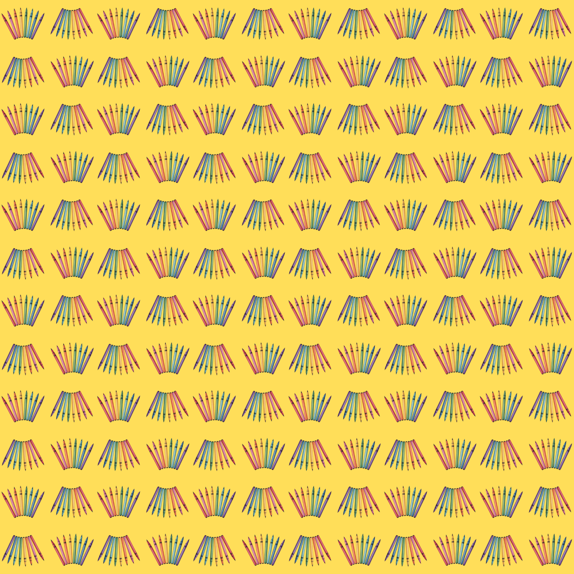 Color Outside the Lines – Crayon Wrapping Paper