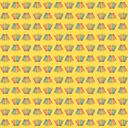 Color Outside the Lines – Crayon Wrapping Paper