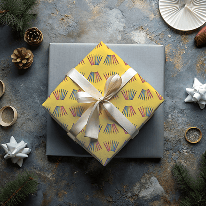 Color Outside the Lines – Crayon Wrapping Paper