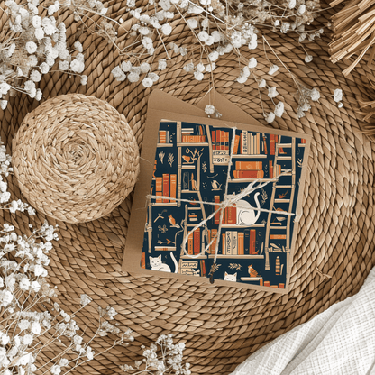 Whiskered Tales – Cat & Book Lover Wrapping Paper