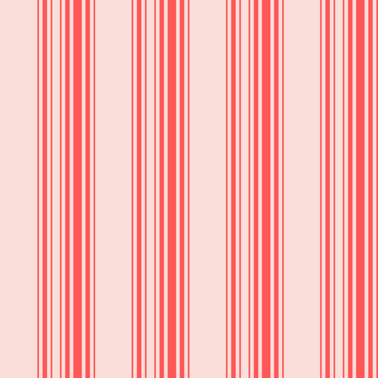 Blushberry Stripes – Red on Pink Wrapping Paper