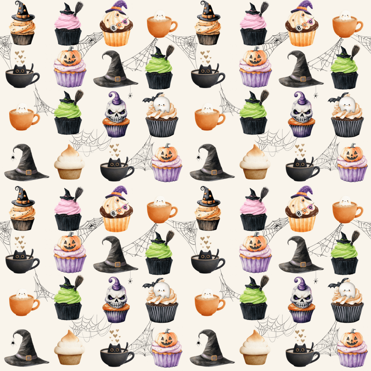 Creepin’ It Sweet – Halloween Cupcake Wrapping Paper