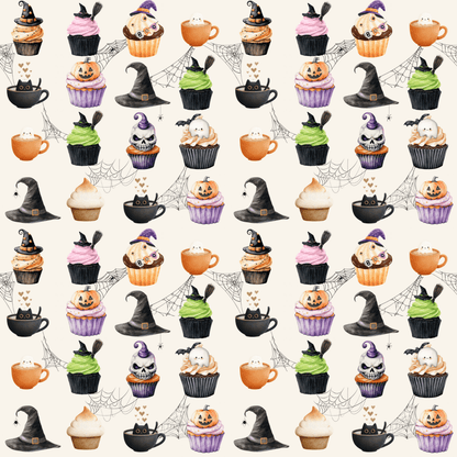 Creepin’ It Sweet – Halloween Cupcake Wrapping Paper