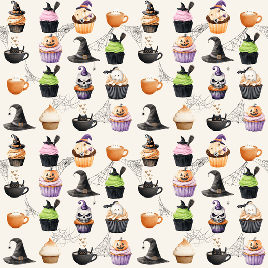 Creepin’ It Sweet – Halloween Cupcake Wrapping Paper