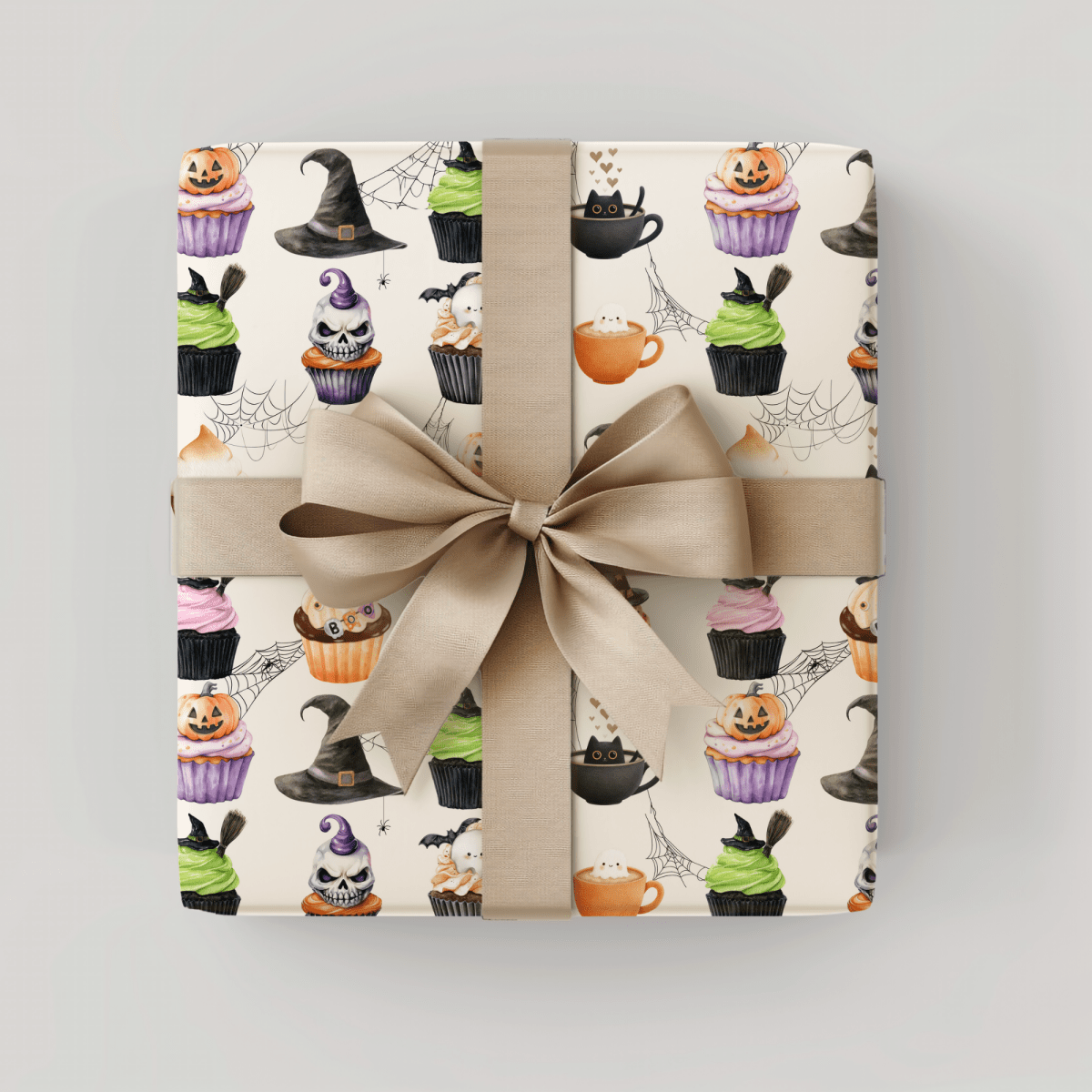 Creepin’ It Sweet – Halloween Cupcake Wrapping Paper