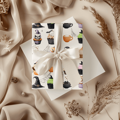 Creepin’ It Sweet – Halloween Cupcake Wrapping Paper