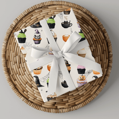 Creepin’ It Sweet – Halloween Cupcake Wrapping Paper