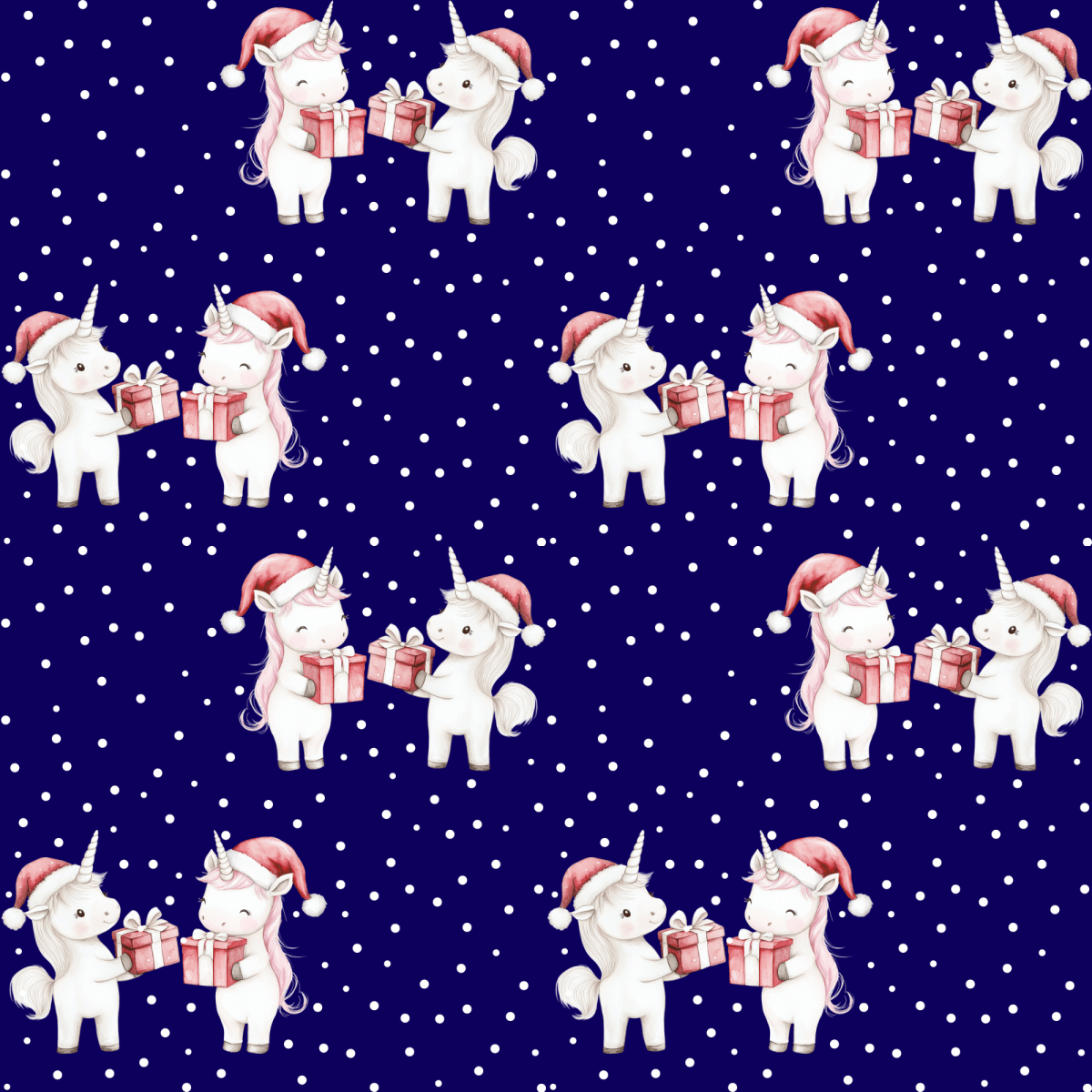 Enchanted Noel – Unicorn Wrapping Paper
