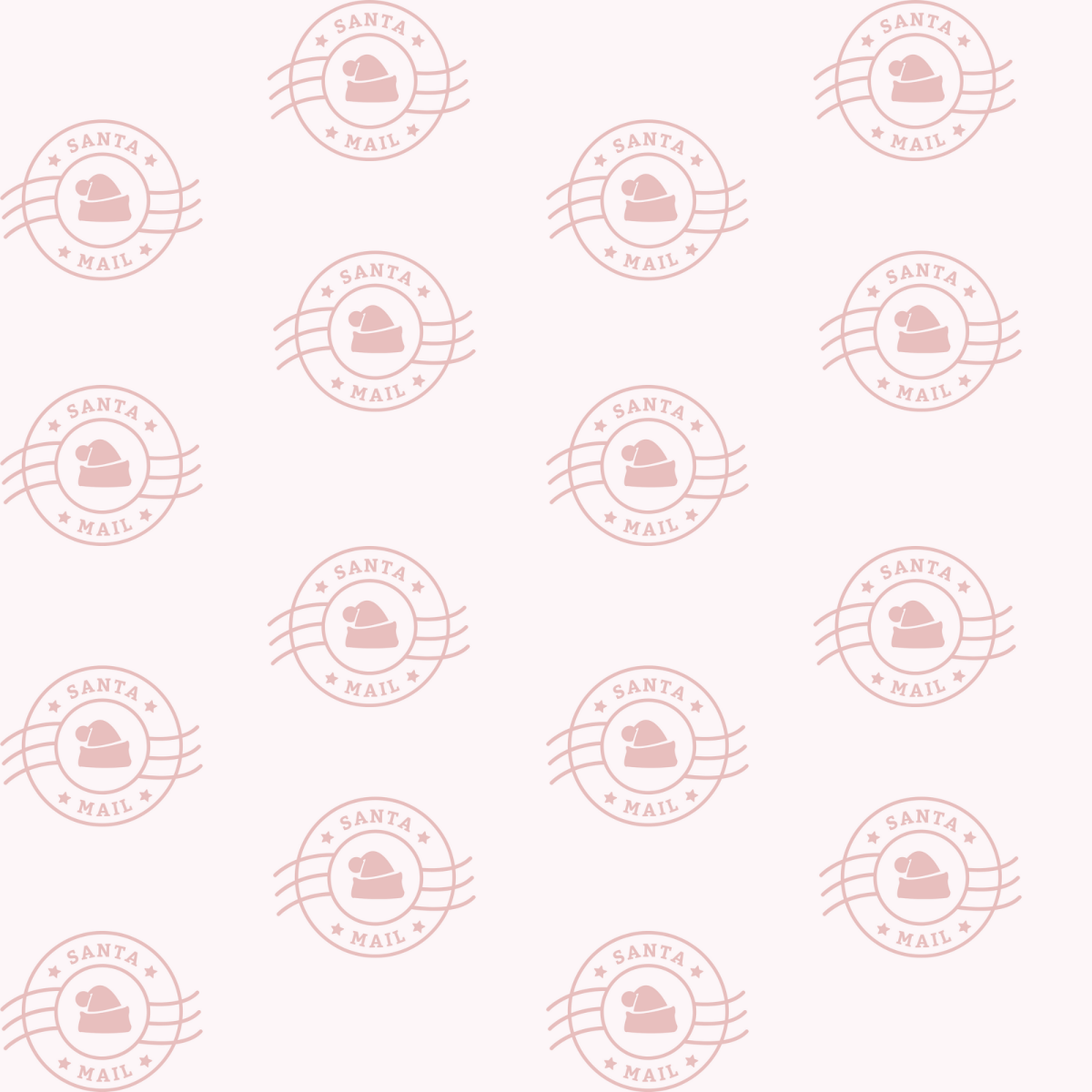 Santa Mail – Handwritten Letter Wrapping Paper