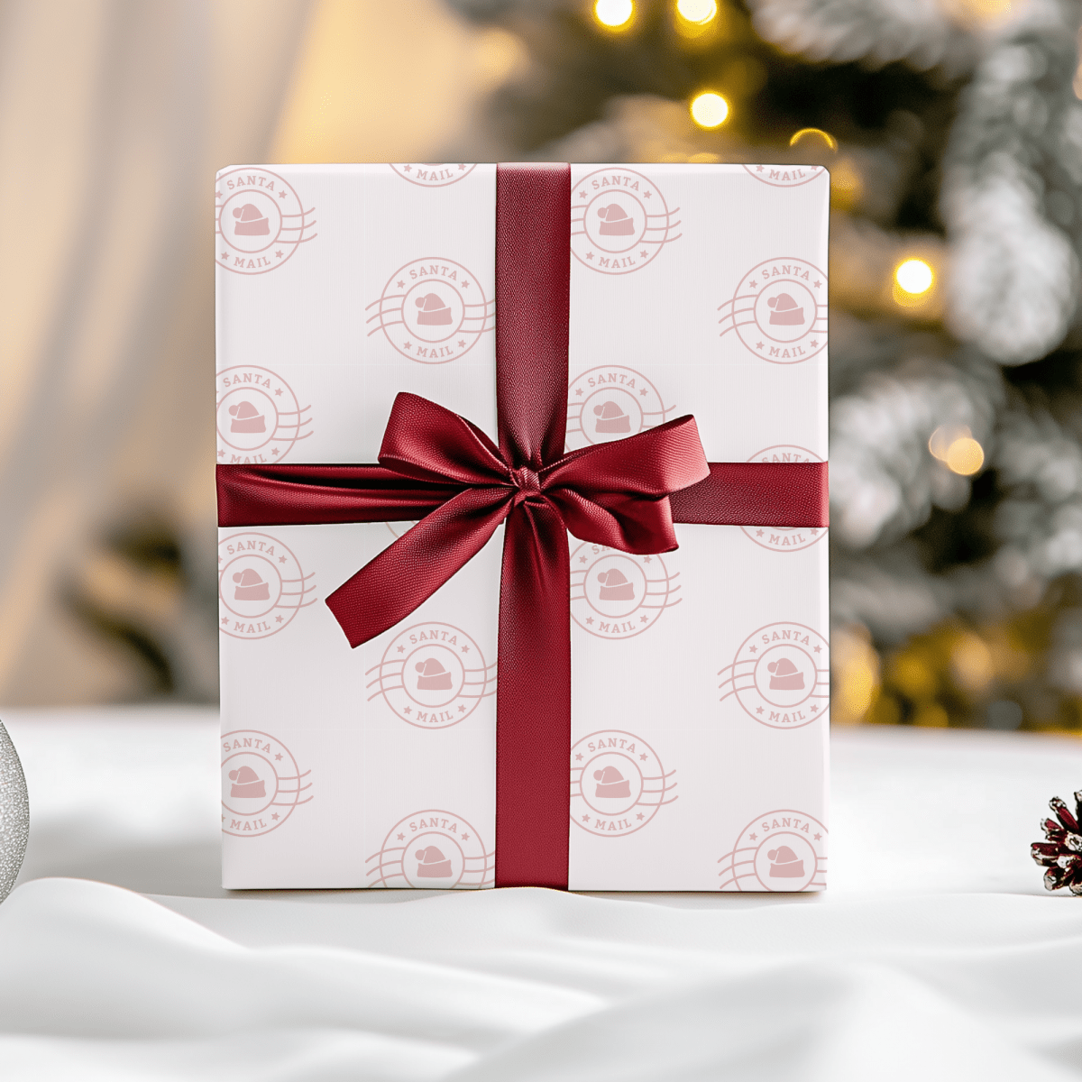 Santa Mail – Handwritten Letter Wrapping Paper